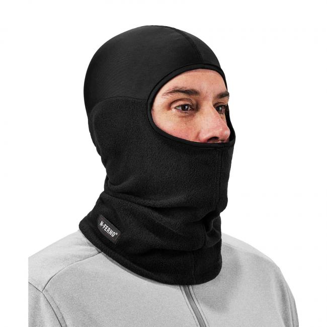 16822 Balaclava Face Mask with Spandex Top, Black
