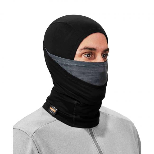 16844 Dual-Layer Balaclava Face Mask, Black