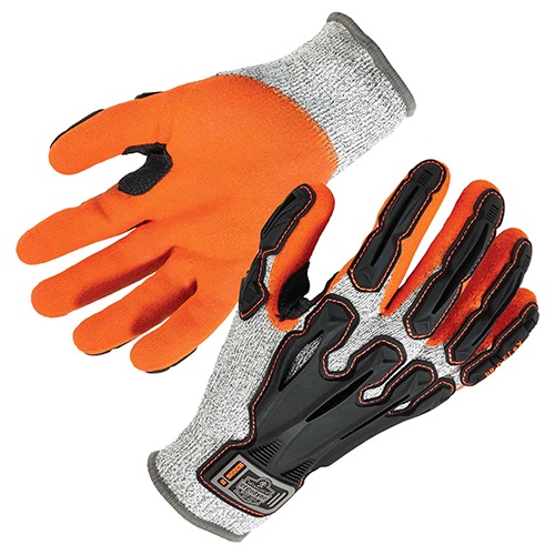 17586 Cut Resistant Nitrile-Dipped DIR Gloves, Gray - 2XL