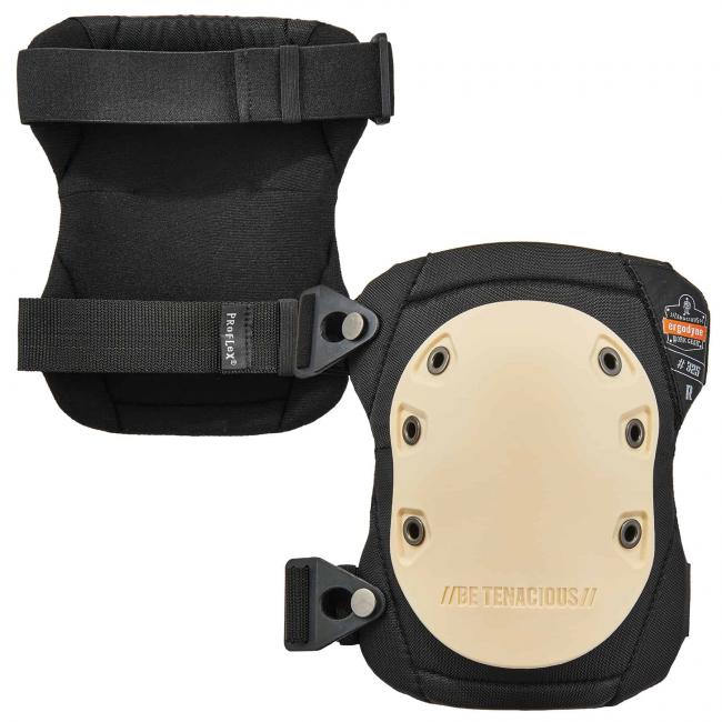 Picture of ProFlex 18325 Non-Marring Rubber Cap Knee Pads&#44; Tan Cap