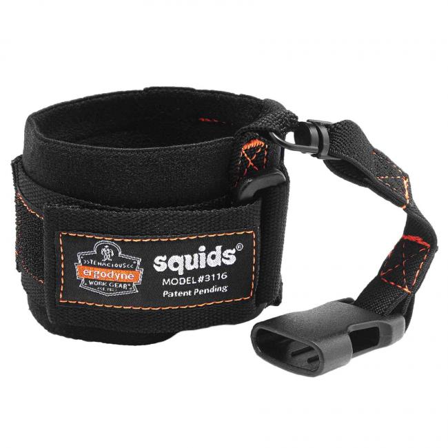 Ergodyne Squids 3116 Pull-On Wrist Lanyard with Buckle - 3 lbs - 19057