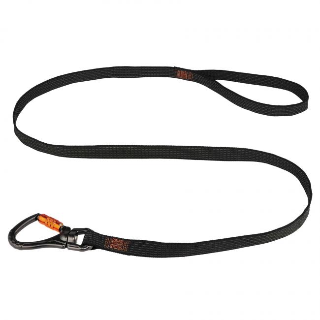 Tool Lanyard - Black - Standard Size - 40 lbs Capacity - Double-Locking Carabiner