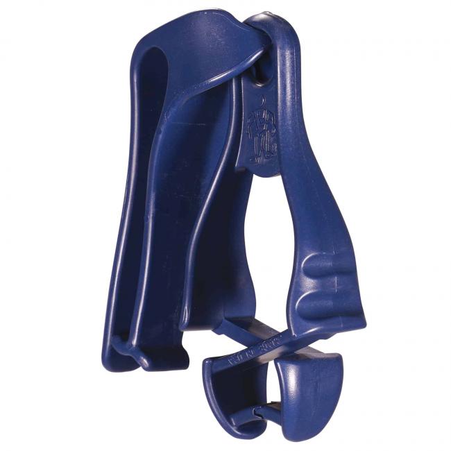 Metal Detectable Glove Clip Holder with Belt Clip, Deep Blue