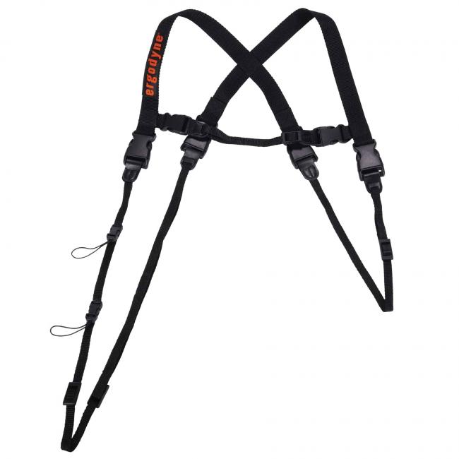 Picture of Squids 19163 Barcode Scanner Harness Plus Lanyard&#44; Black - Small