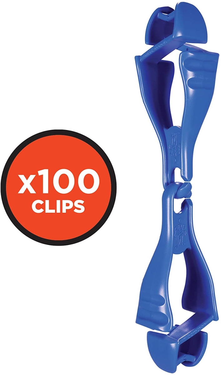 Picture of Squids 19717-BULK Swiveling Glove Clip Holder with Dual Clips&#44; Blue