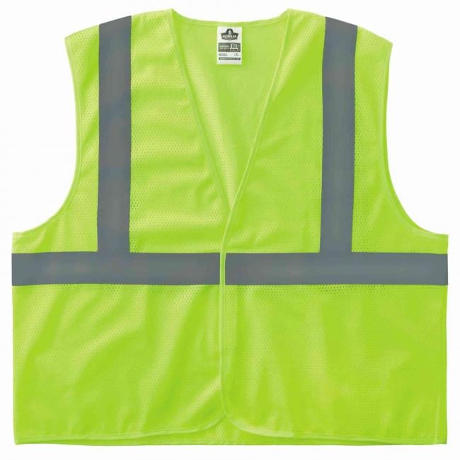 Type R Class 2 Super Econo Mesh Vest, Lime - Extra Small