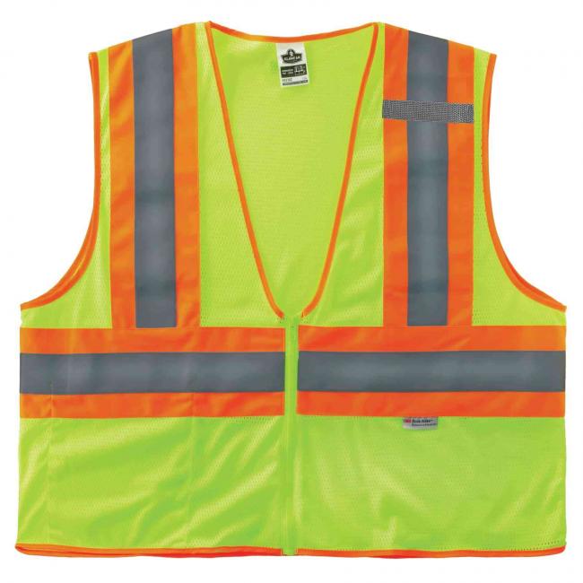 Type R Class 2 Two-Tone Vest, Lime - 4XL & 5XL
