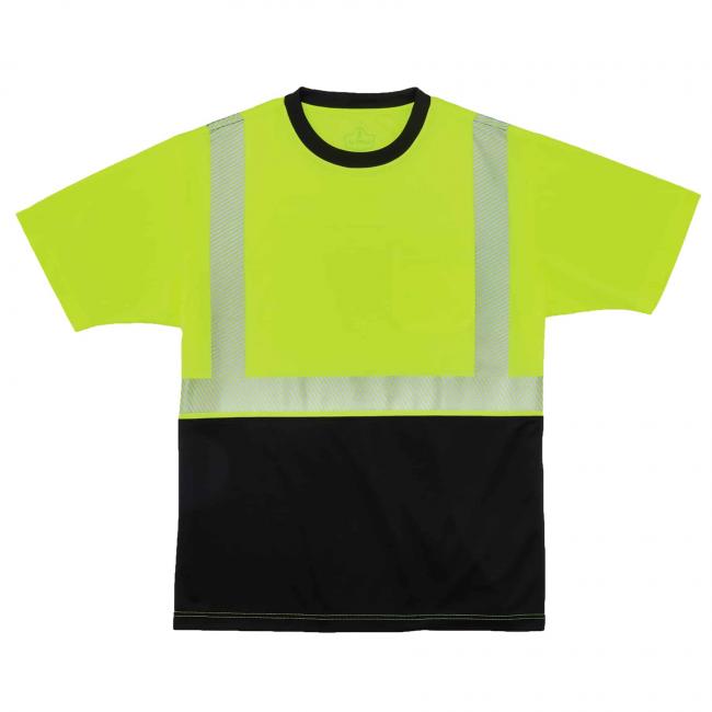 Type R Class 2 Black Front Performance T-Shirt, Lime - Small