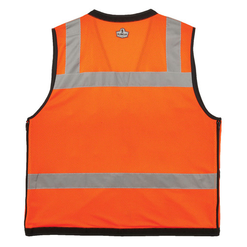 Type R Class 2 Heavy-Duty Mesh Surveyors Vest, Orange - 2XL & 3XL