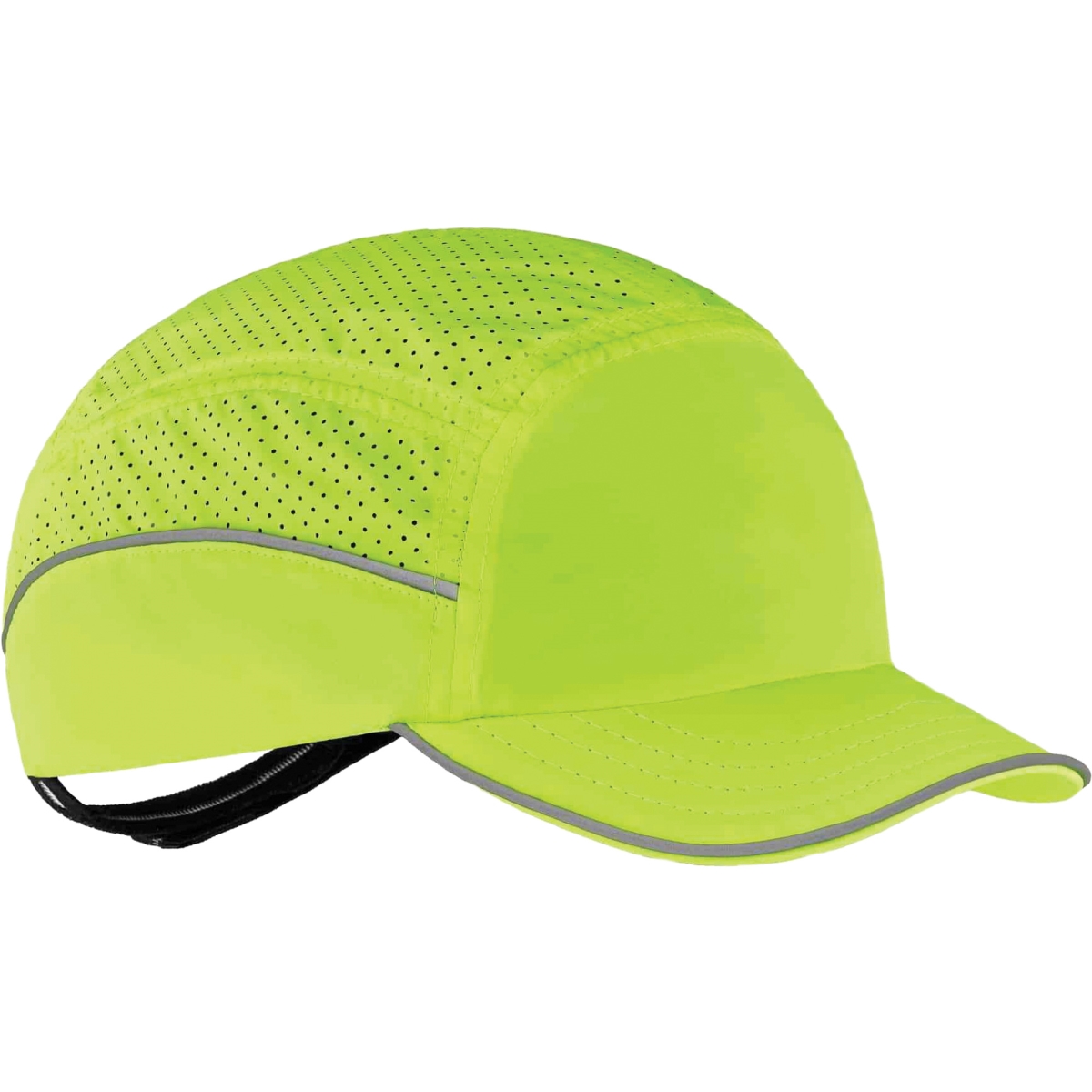 Bump Cap, Long Brim Baseball, Polyethylene, Hook-and-Loop Suspension