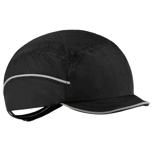 Bump Cap, Long Brim Baseball, Polyethylene, Hook-and-Loop Suspension