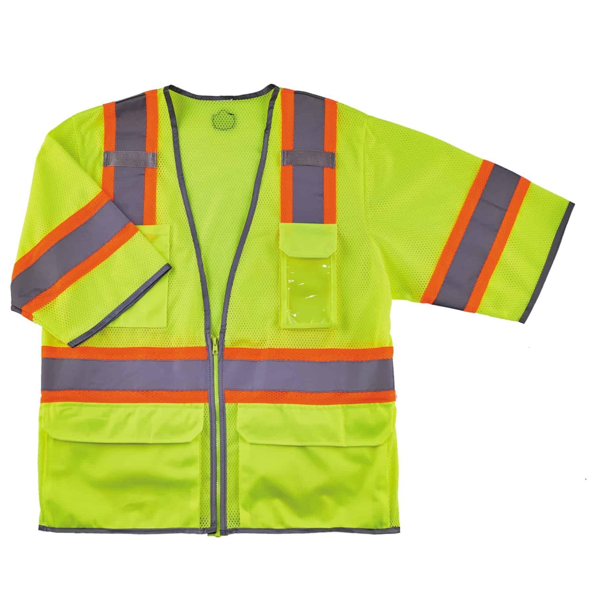 24165 Two-Tone High Visibility Class 3 Surveyor Vest, Lime - Large & Extra Large