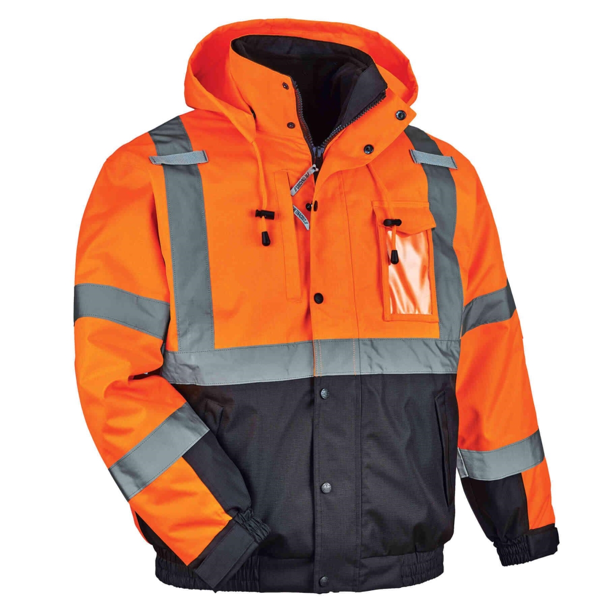 3-in-1 Bomber Jacket, 300D Oxford Polyester, Class 3 Type R, Hi-Viz Orange, 4XL