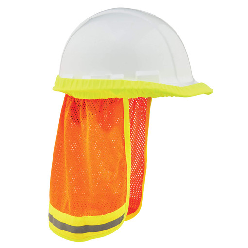 29051 Hi-Vis Mesh Neck Shade with Reflective, Orange