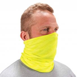 Ergodyne N-Ferno 6491 One Size Fits Most Reversible Thermal Fleece plus Poly Multi-Band - Lime