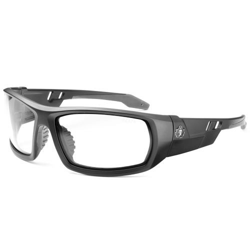 Picture of Skullerz 50403 Odin Safety Sunglasses&#44; Matte Black & Anti-Fog Clear Lens