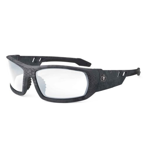 ODIN, Safety Glasses, Uncoated, Clear Lens, Kryptek Typhon Frame, Full-Frame