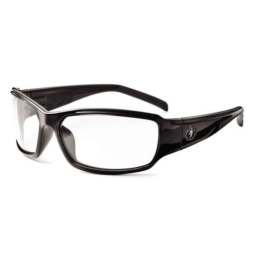 Thor Safety Sunglasses, Black & Clear Lens