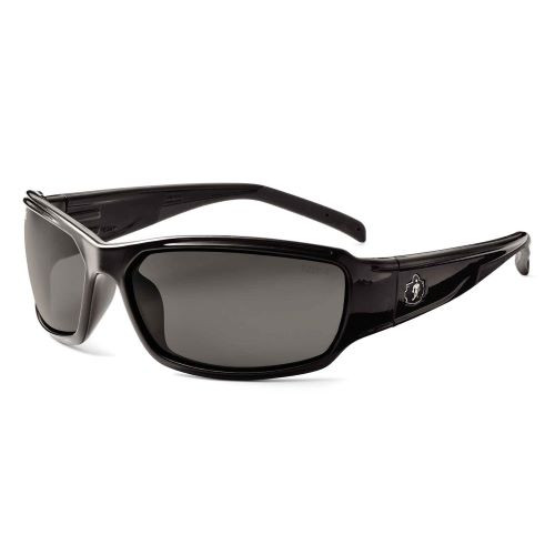 Thor Safety Sunglasses, Black & Smoke Lens