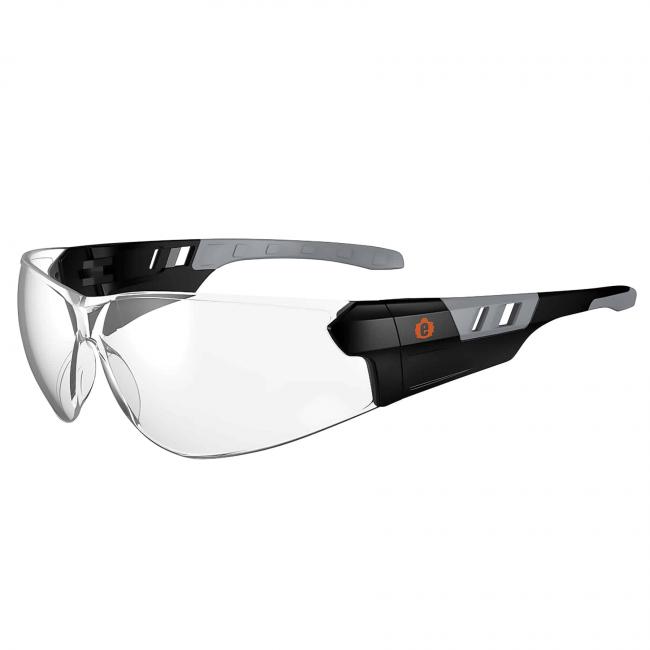 Picture of Skullerz 59100 SAGA Frameless Safety Sunglasses&#44; Matte Black & Clear Lens