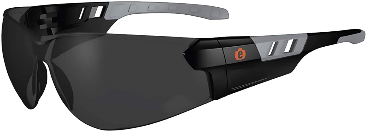 Picture of Skullerz 59130 SAGA Safety Glasses&#44; Matte Black & Smoke Lens