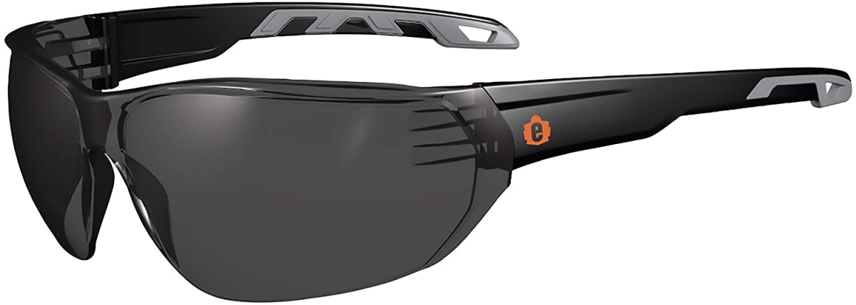 Picture of Skullerz 59233 VALI Safety Glasses&#44; Matte Black & Anti-Fog Smoke Lens