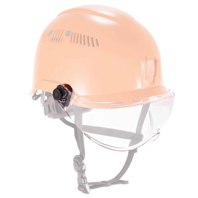 60208 Safety Helmet Visor, Clear Anti-Fog