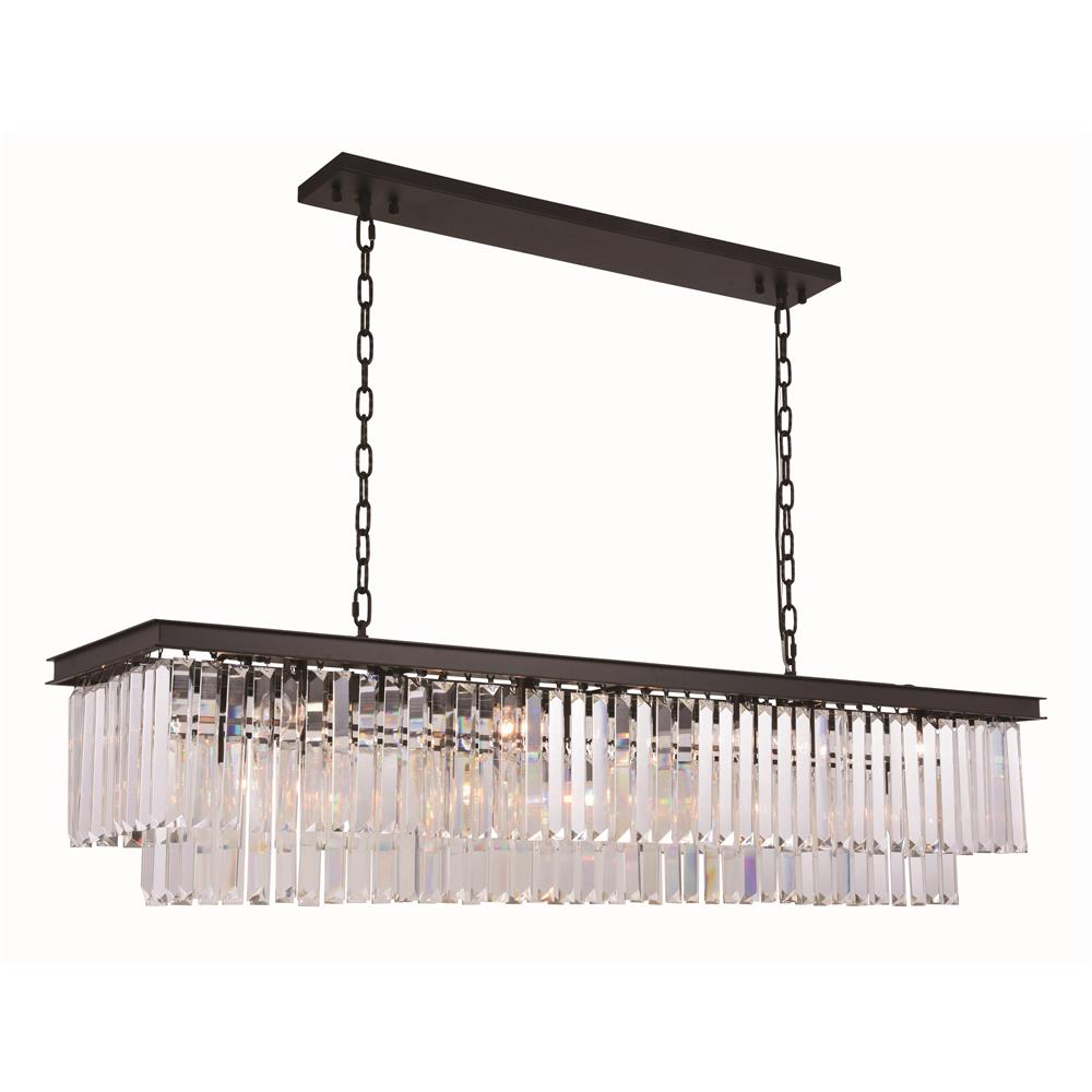 1232D60MB-RC Sydney 12 Light Matte Black Chandelier