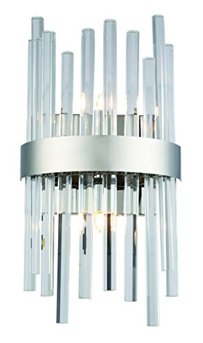 Picture of Elegant Lighting 3000W8C Dallas 2 Light Wall Sconce Royal Cut Crystals - Chrome & Clear