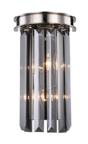 Picture of Urban Classic 1238W8PN-SS-RC Sydney 2 Light Wall Sconce Royal Cut Crystals - Polished Nickel