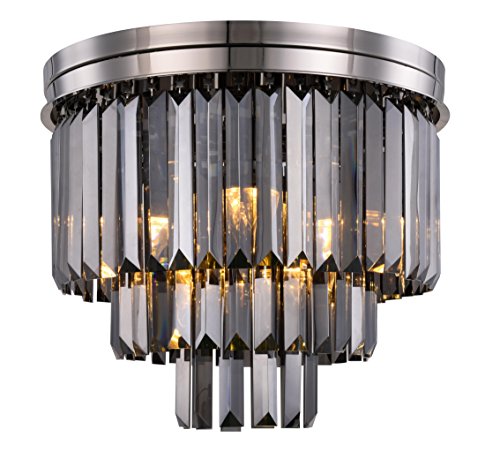 Picture of Urban Classic 1231F20PN-SS-RC Sydney 9 Light Flush Mount Royal Cut Crystals - Polished Nickel