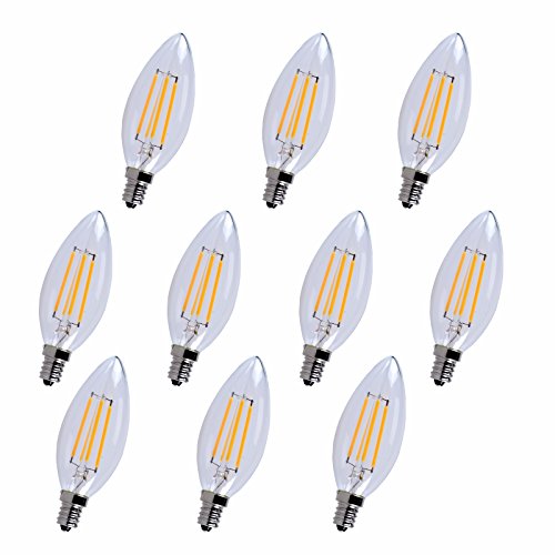Picture of Elitco Lighting E12LED111-10PK 3.64 x 1.38 in. LED E12 Candelabra Light Bulb - Pack of 10