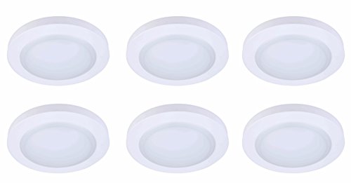6 in. 16.5W 3000K Disk Light - Pack of 6