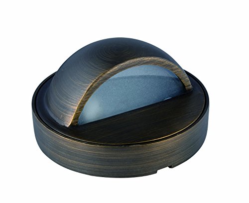 2 x 3.37 in. Landscape-Spotlights Deck - Antique Brass