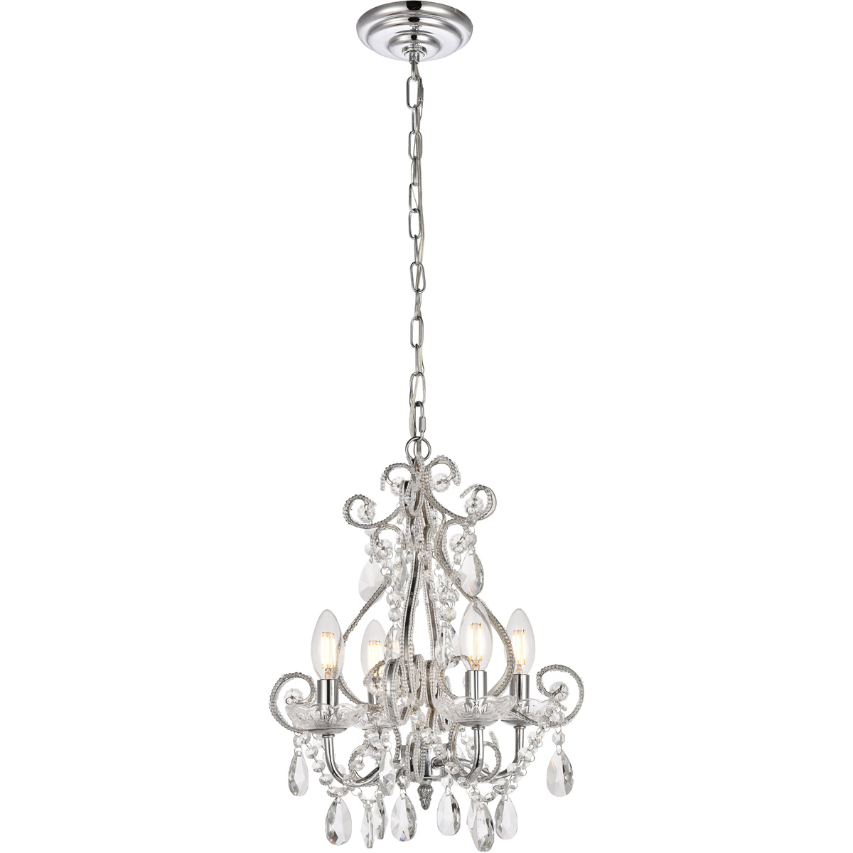 Kato 4 Light Chrome Pendant