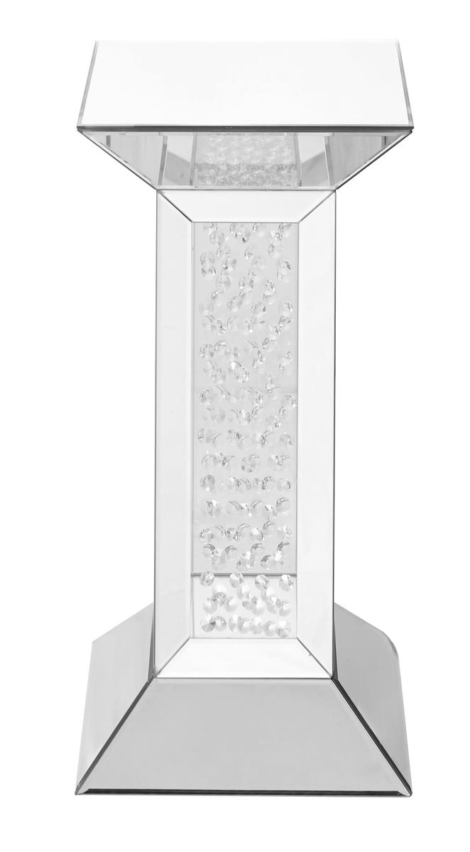Picture of Elegant Decor MF91015 12 in. Crystal End Table&#44; Clear Mirror