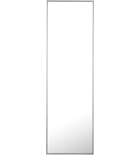 18 in. Eternity Metal Frame Rectangle Mirror, Silver
