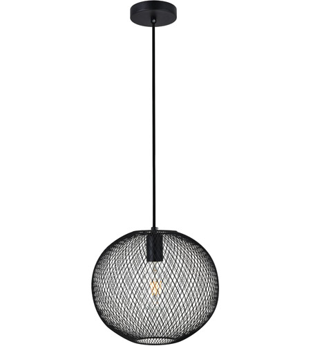 Keller 1 Light Pendant Ceiling Light, Black