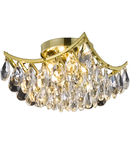 Picture of Living District LD9800F10G-872 10 in. Clara 4 Lights Flush Mount Ceiling Light, Gold