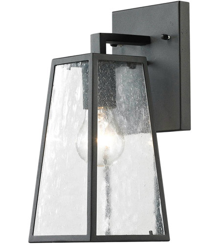 Picture of Living District LDOD2200 5 in. Osmond 60W Outdoor Wall Lantern with Clear Seedy Glass Lens, Matte Black