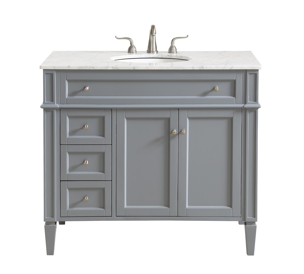 18 in. Single Bathroom Vanity in Blue