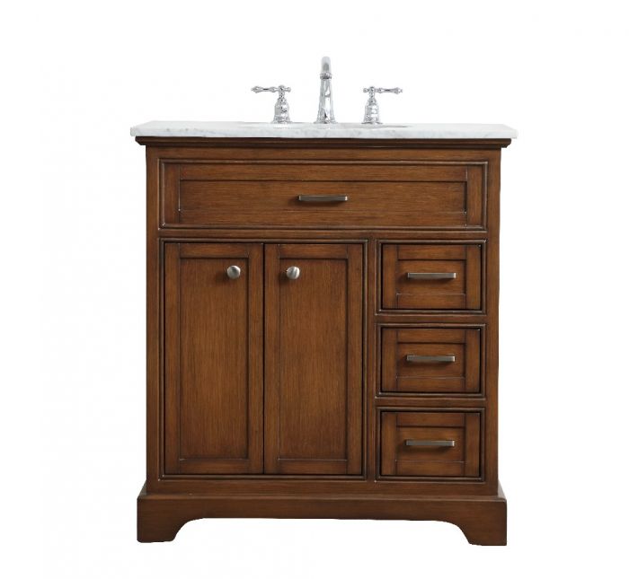 VF15032TK 32 in. Single Bathroom Vanity in Teak