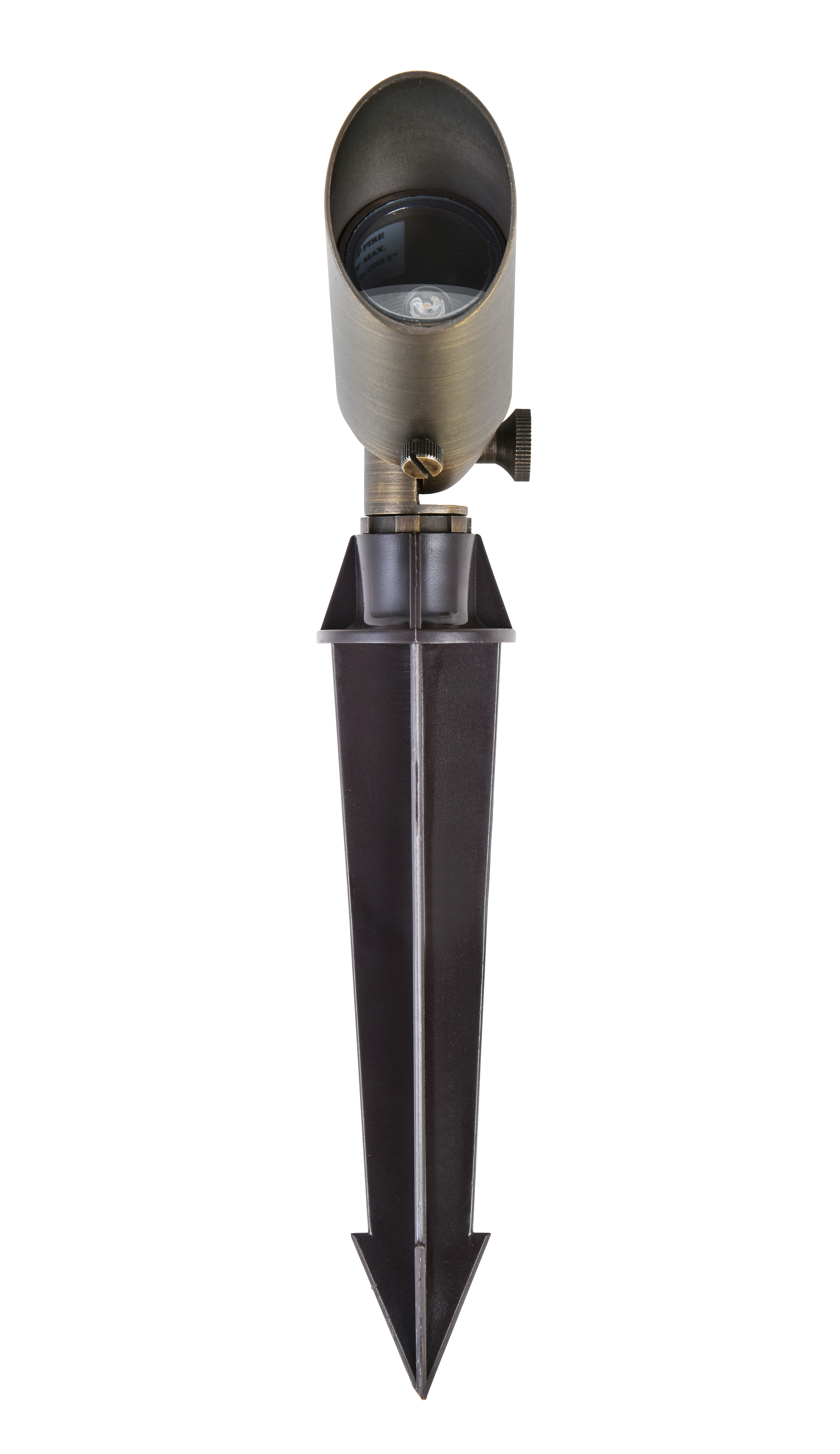 Landscape Spot Light in Antique Brass
