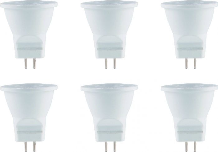 Dimmable 3W LED Light Bulb 3000K - Pack of 6