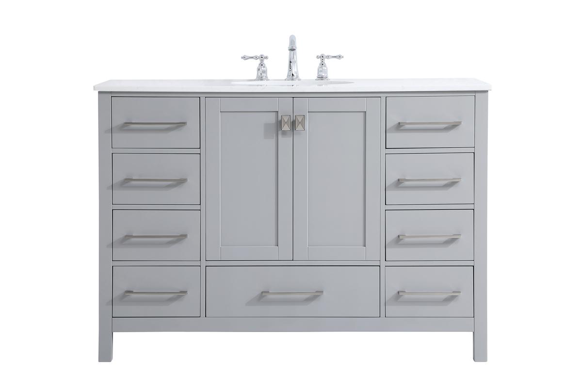 48 in. Irene Single Bathroom Vanity, Gray