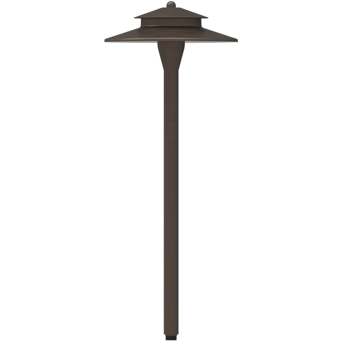 24 x 9 in. Brass Outdoor Path Light, Brass, Gold & Yellow