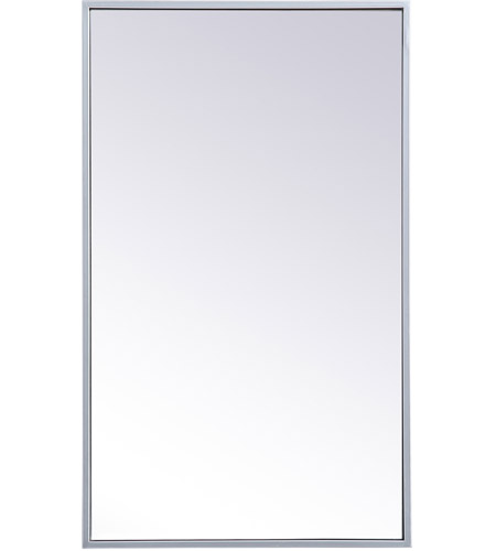 17 x 28 in. Metal Mirror Medicine Cabinet, Silver