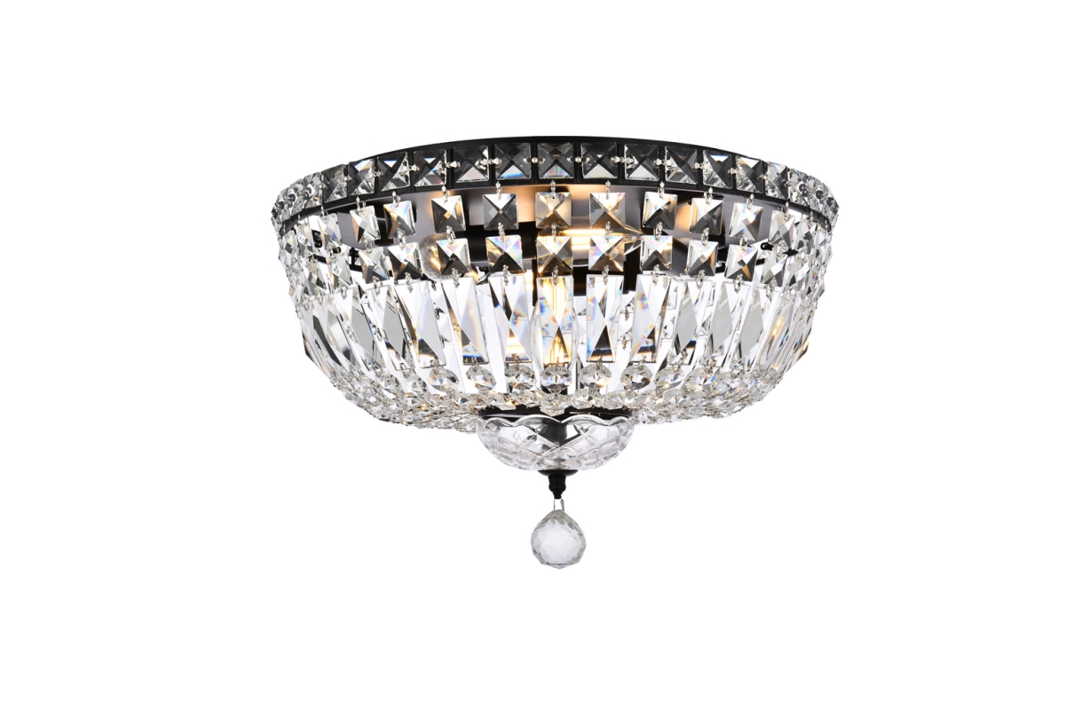 V2528F16BK-RC 16 in. Tranquil Flush Mount, Black