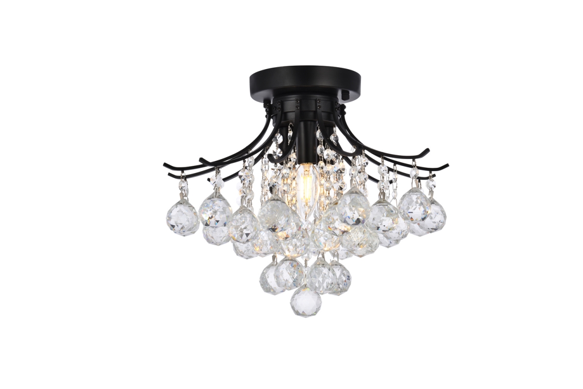 V8000F16BK-RC 16 in. Toureg Flush Mount, Black