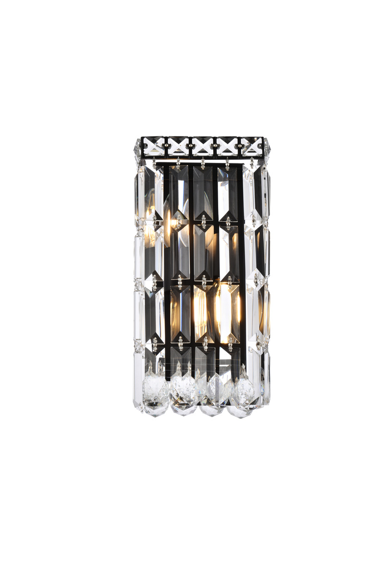 Picture of Elegant Lighting V2032W6BK-RC 6 in. Maxime Wall Sconce, Black